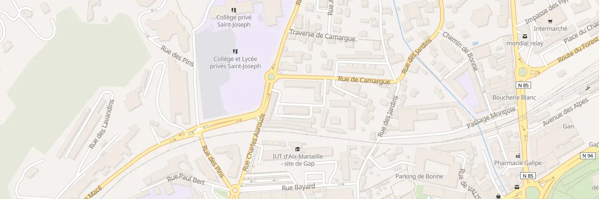 Plan du 21A Rue Charles Aurouze à Gap