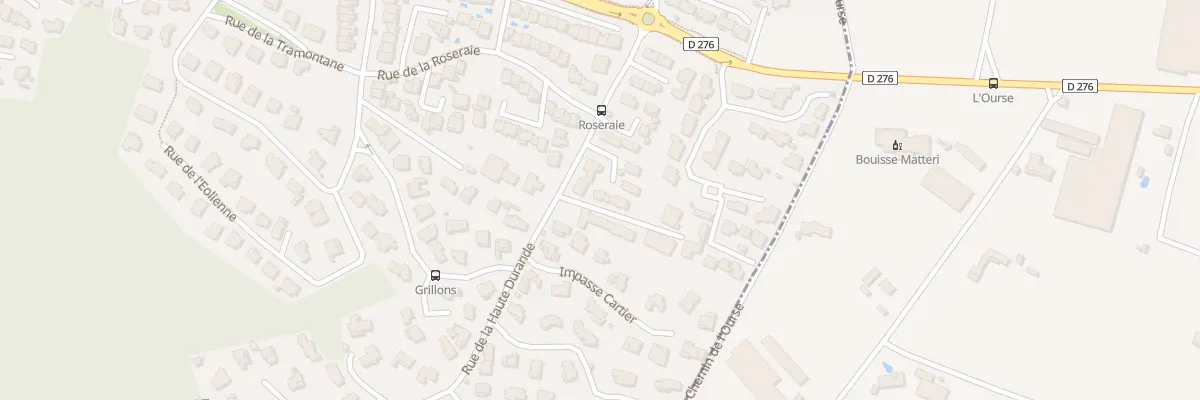 Plan du 15 Rue de la Hte Durande à La Crau