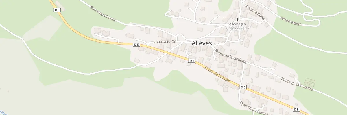 Plan du 272 Rte de Banges à Allèves