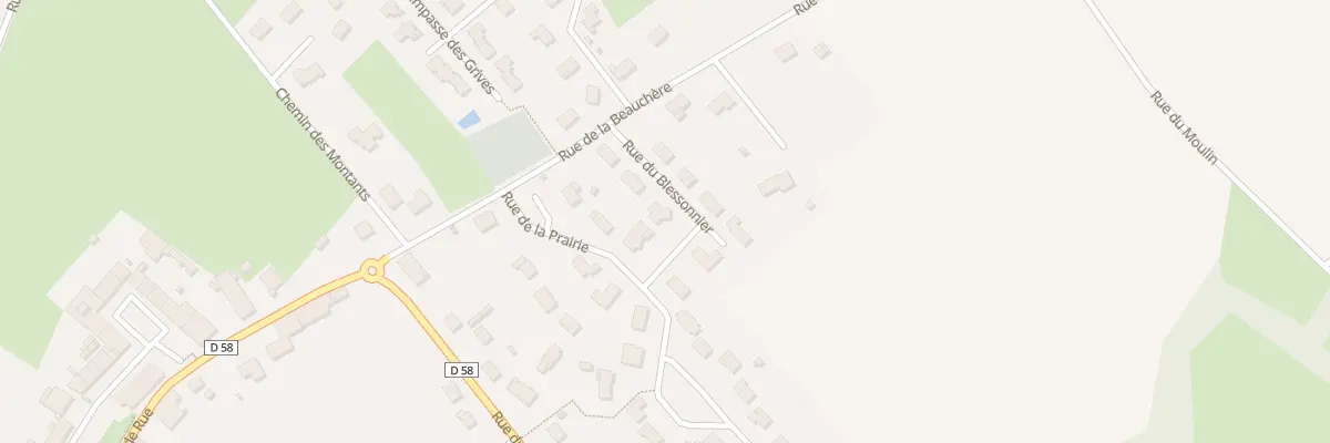 Plan du 6 Rue du Blessonnier à Montigny-lès-Vesoul
