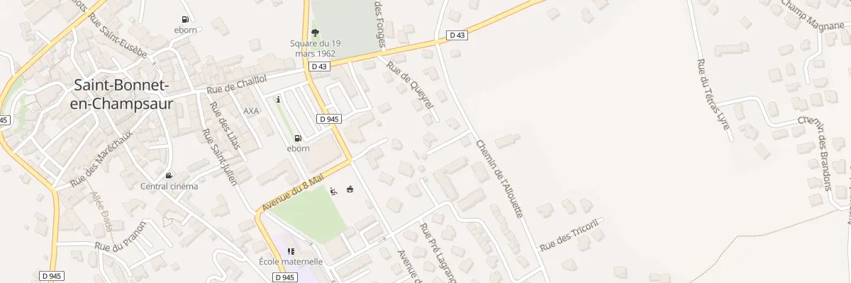 Plan du 1 Che de l’Alouette à Saint-Bonnet-en-Champsaur