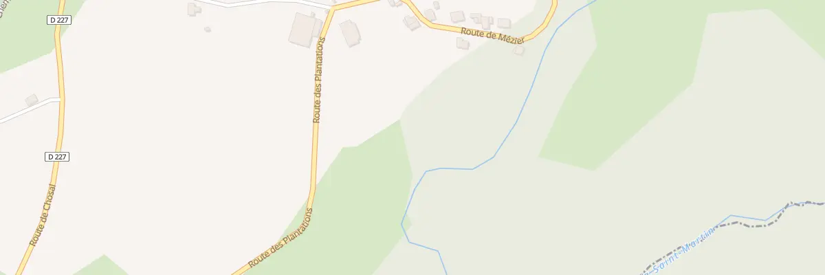 Plan du 470 Rte de Mezier à Copponex