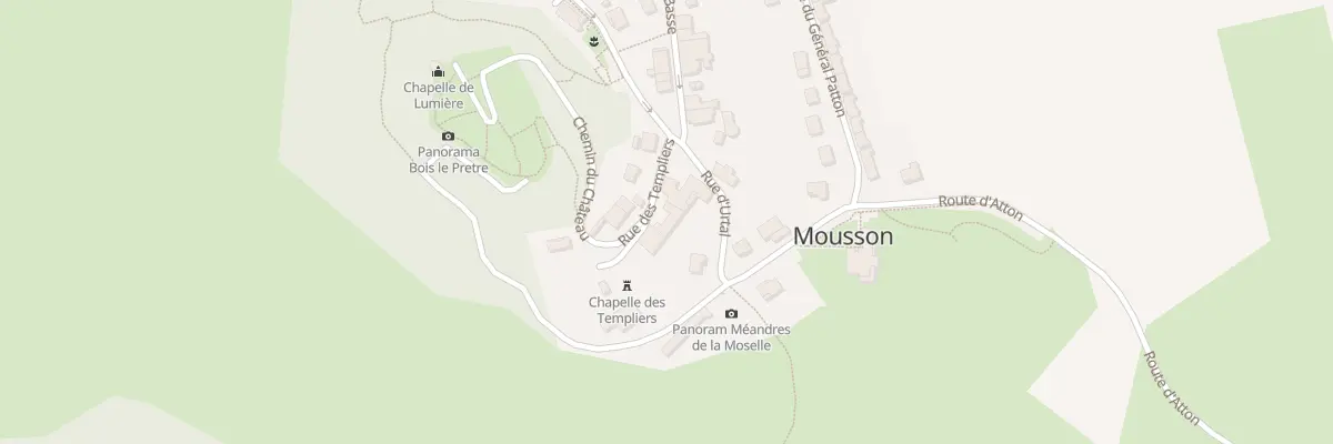 Plan du 5007 Rue des Templiers à Mousson
