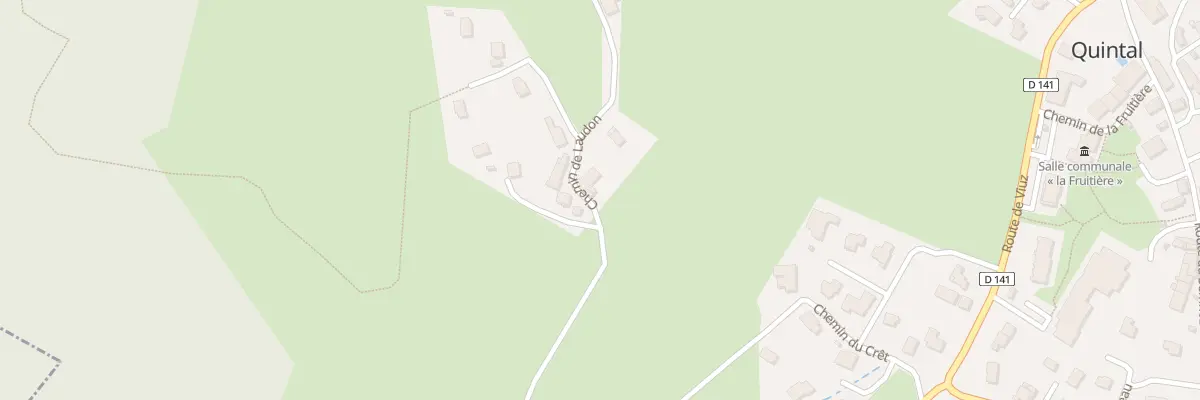 Plan du 781 Che de Laudon à Quintal