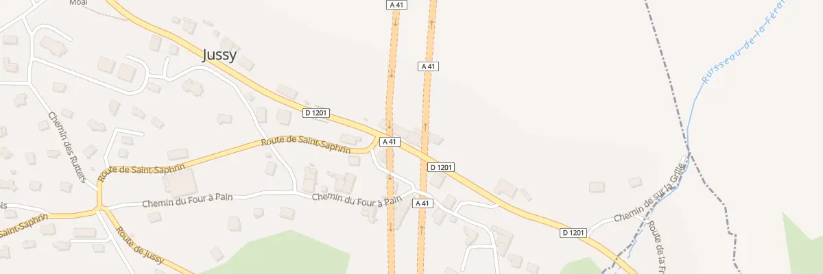 Plan du 296 Rte d’Annecy à Andilly