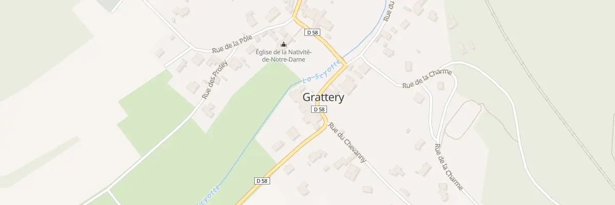 Plan du 93 Rue des Combottes à Grattery
