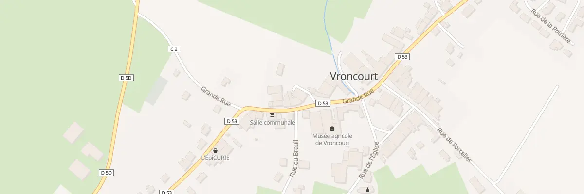 Plan du 10 Gr Grande Rue à Vroncourt