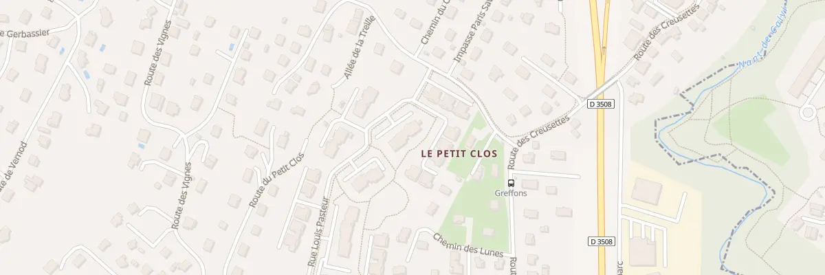 Plan du 85 Rue louis pasteur à Poisy