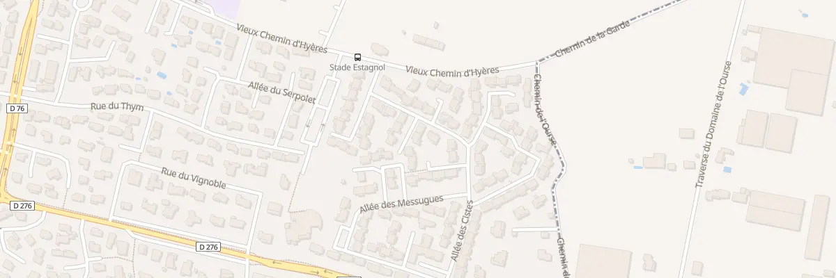 Plan du 33 Rue du Lot Zac de l’Estagnol à La Crau