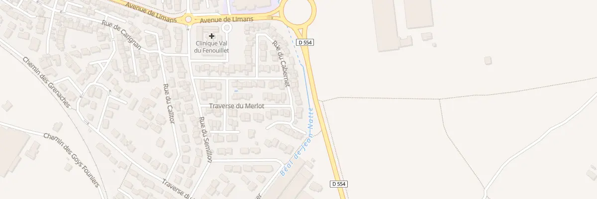 Plan du 215 Rue du Cabernet à La Crau