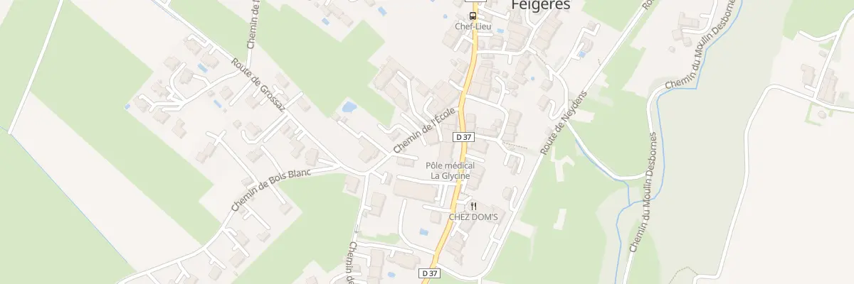 Plan du 53 Che de l’École à Feigères