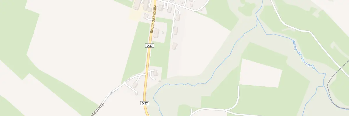 Plan du 62 Che du Tir à Feigères