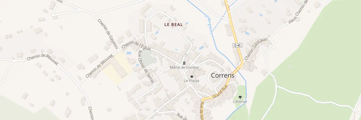 Plan du 1 Rue Cabassonne à Correns