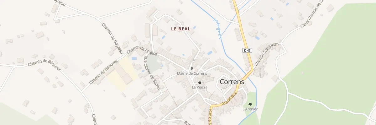 Plan du 5 Rue Cabassonne à Correns