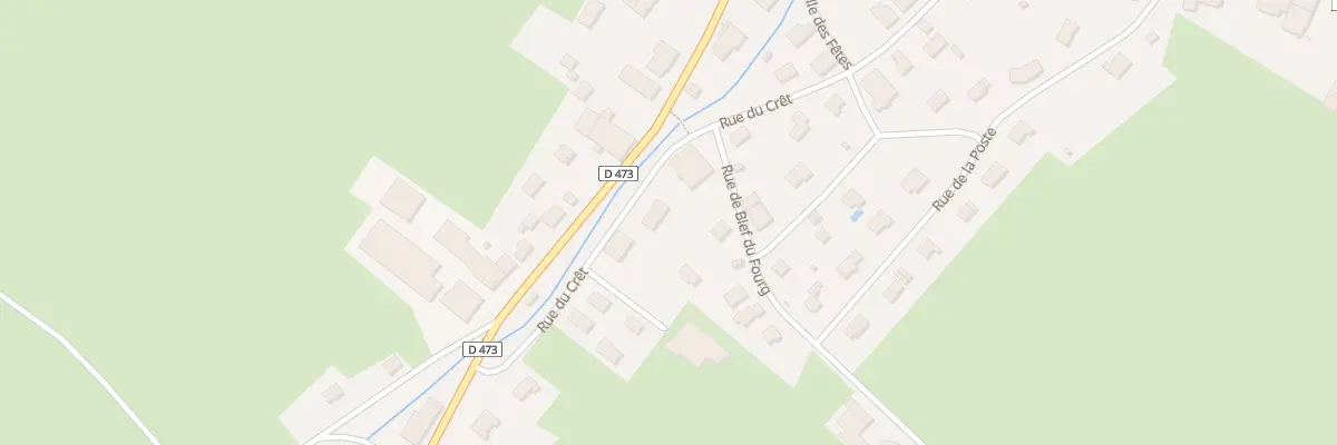 Plan du 9 Rue du Crêt à Boujailles
