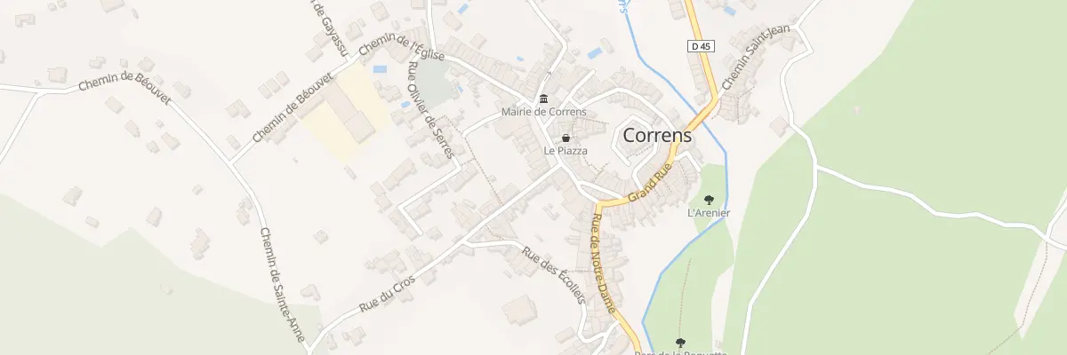 Plan du 6 Rue du Cros à Correns