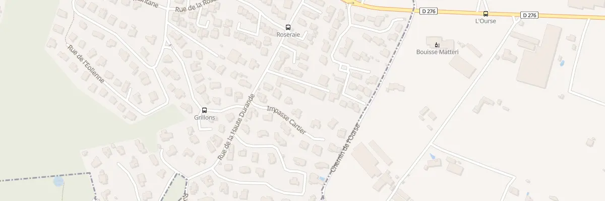 Plan du 167 Rue de la Hte Durande à La Crau