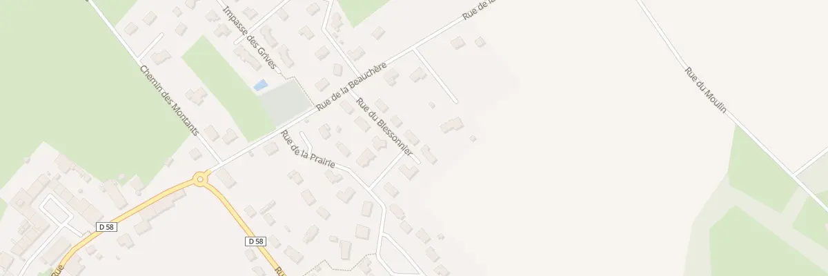 Plan du 7 Rue du Blessonnier à Montigny-lès-Vesoul