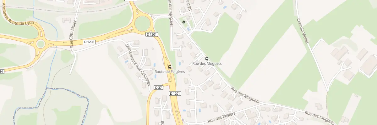 Plan du 6 Rue des muguets à Saint-Julien-en-Genevois