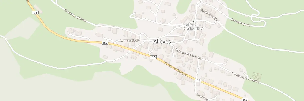 Plan du 6B Rte de la Godette à Allèves