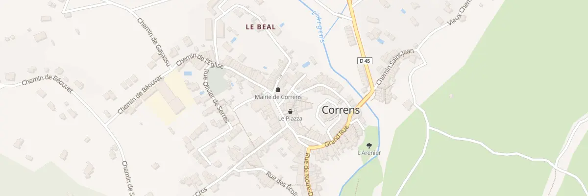 Plan du 9 Rue de l’Enville à Correns