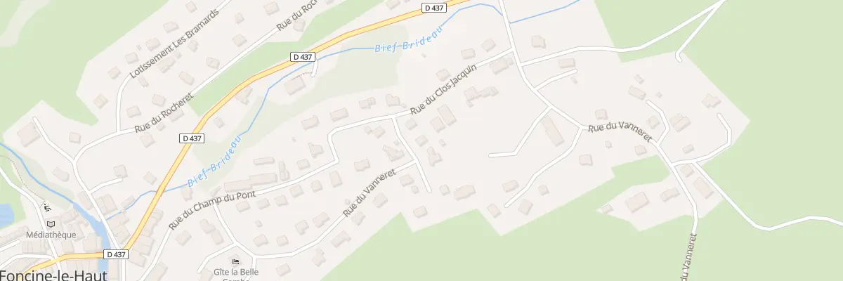 Plan du 5568 Rue du Vanneret à Foncine-le-Haut