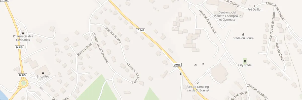 Plan du 7 Av des Lagerons à Saint-Bonnet-en-Champsaur