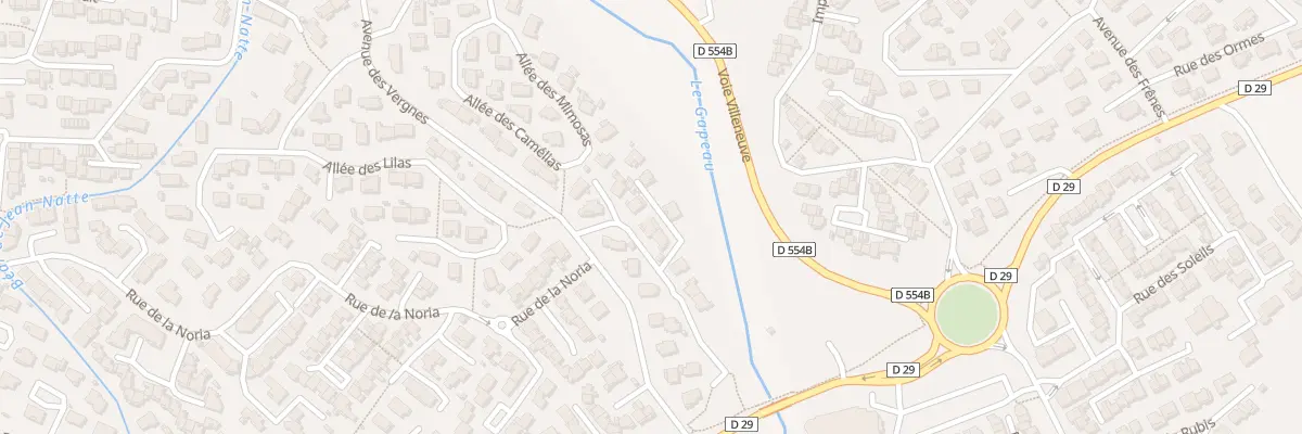 Plan du 13 Rue du Lot Les Meissonniers à La Crau
