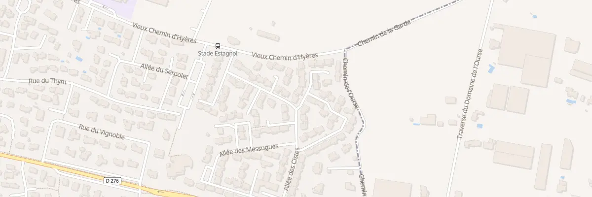 Plan du 2 All de la Sariette à La Crau
