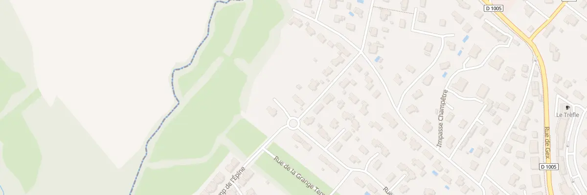 Plan du 124 Rue des Pivoines à Ornex