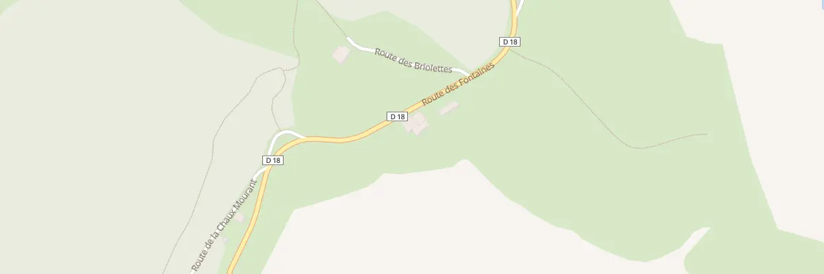 Plan du 6834 Rte des Fontaines à Bellefontaine