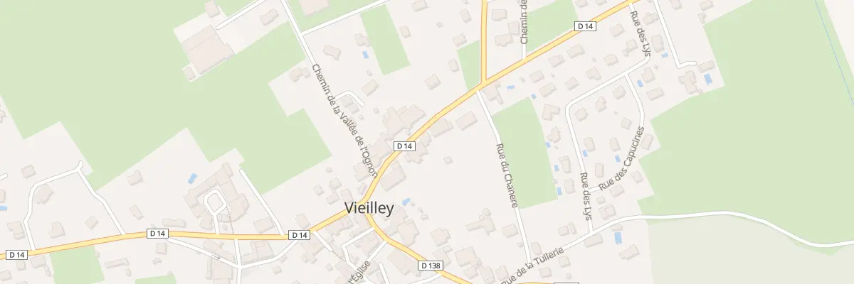 Plan du 44 Rue du Gal Charles de Gaulle à Vieilley