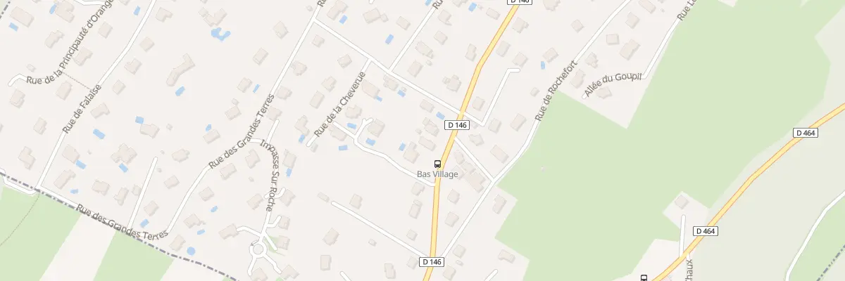 Plan du 13 Rue du Comté de Montbéliard à Montfaucon