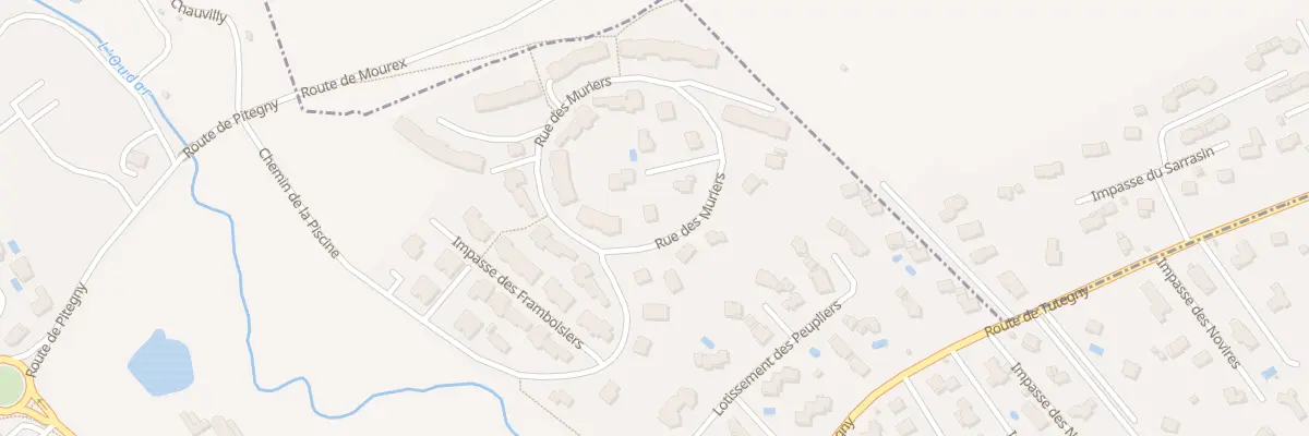 Plan du 229 Rue des Muriers à Cessy