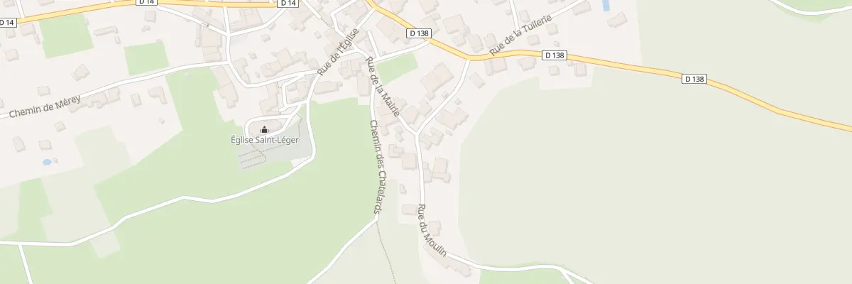 Plan du 9 Rue du Moulin à Vieilley