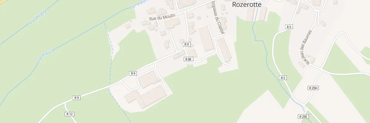 Plan du 101 Rue de Roziere à Rozerotte