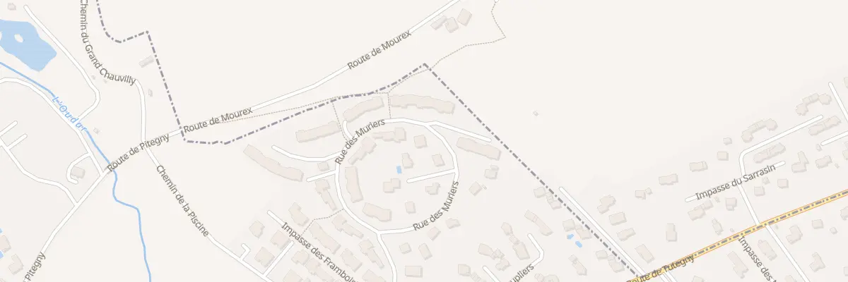 Plan du 333 Rue des Muriers à Cessy