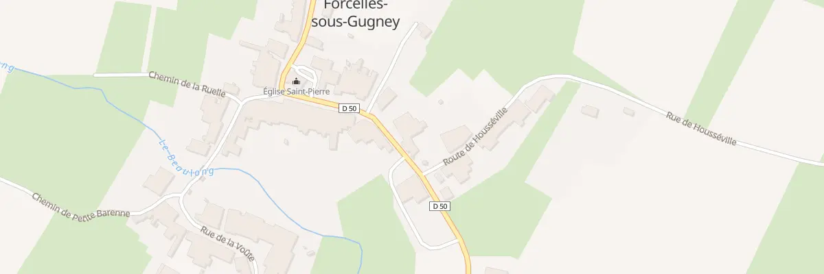 Plan du 13 Rue de Moncel à Forcelles-sous-Gugney