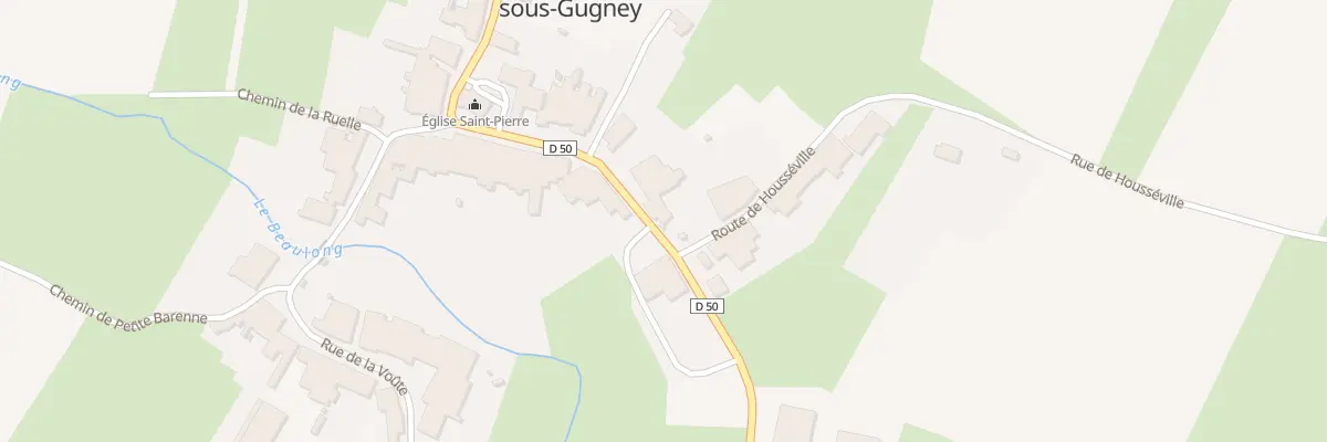 Plan du 13A Rue de Moncel à Forcelles-sous-Gugney