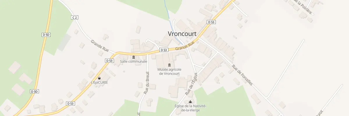 Plan du 3 Grande Rue à Vroncourt