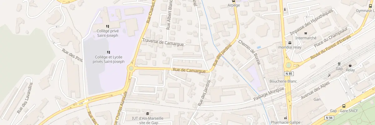 Plan du 4 Rue de Camargue à Gap