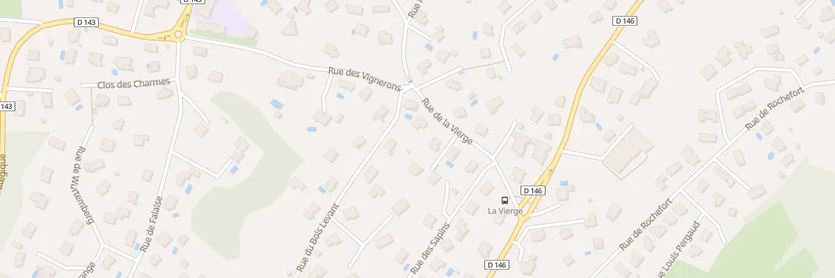 Plan du 7 Rue de la Vierge à Montfaucon