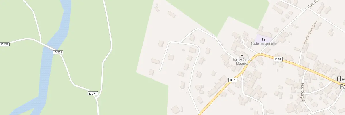 Plan du 13 Rue Saint Roch à Fleurey-lès-Faverney