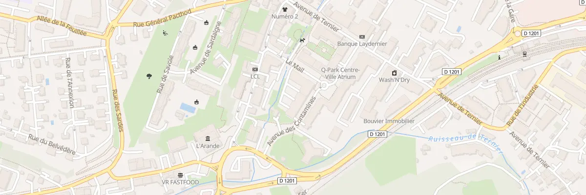 Plan du 6 Av des Contamines à Saint-Julien-en-Genevois