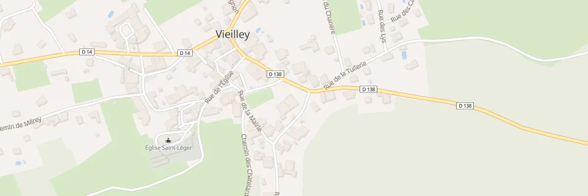 Plan du 2 Rue du Moulin à Vieilley