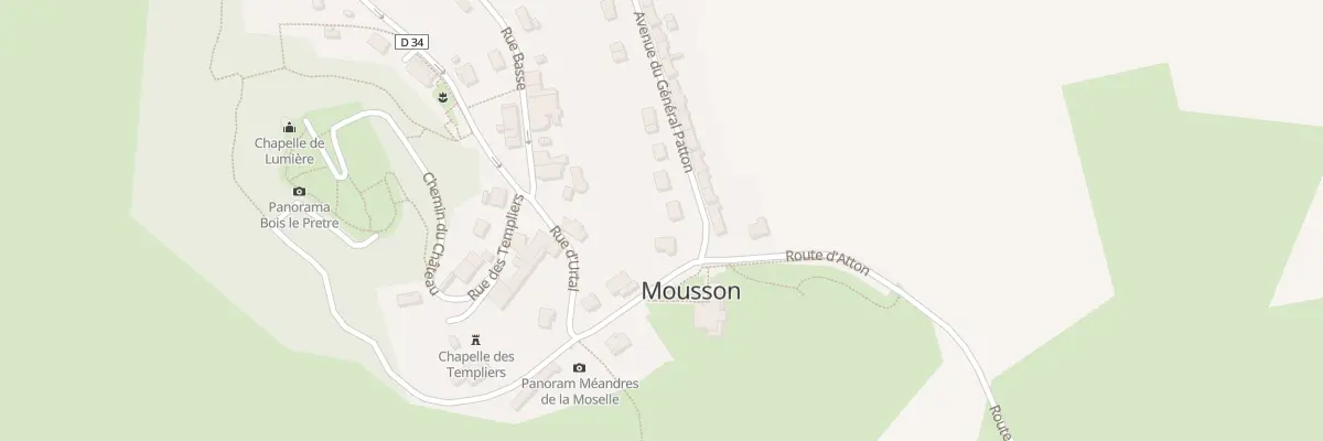 Plan du 5800 Av du Général Patton à Mousson
