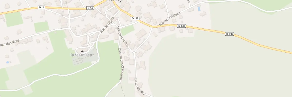 Plan du 3 Rue du Moulin à Vieilley