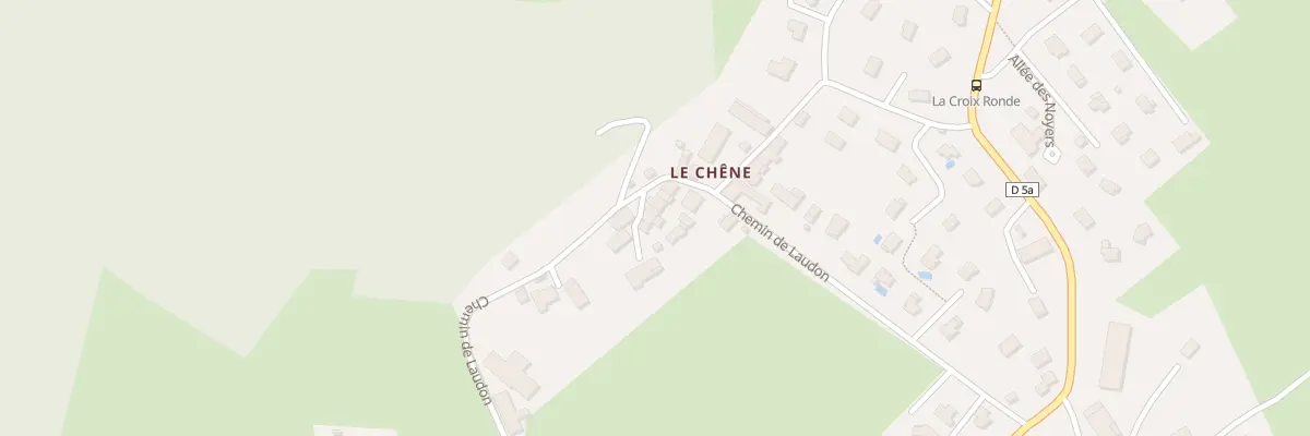 Plan du 383 Che de Laudon à Quintal