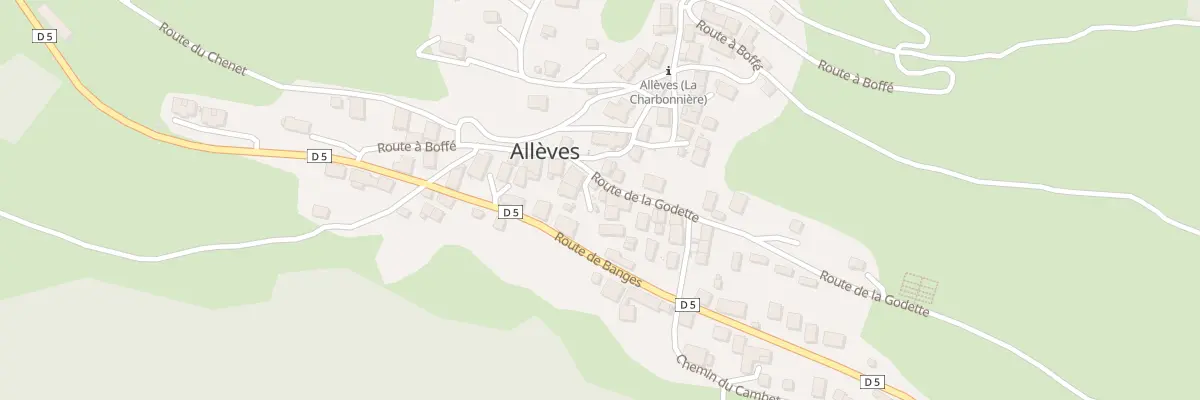 Plan du 18 Rte de la Godette à Allèves