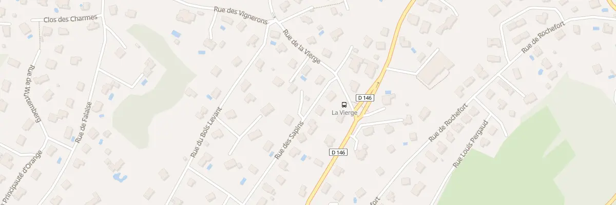 Plan du 1 Rue de la Vierge à Montfaucon